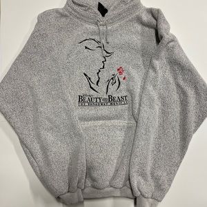 Beauty & Beast Musical Pullover Sweatshirt Vintage